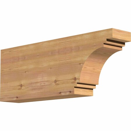 Ekena Millwork Pescadero Smooth Rafter Tail, Western Red Cedar, 5 1/2"W x 12"H x 32"L RFT06X12X32PEC00SWR
